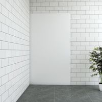 Ocean Sanitaire – Panneau mural de douche en aluminium étanche 80 x 210 cm – Installation rapide sans joints – Surface hydrofuge et facile à nettoyer