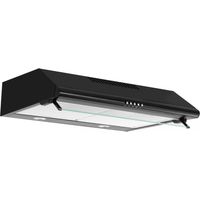 Hotte visière 60cm 322m3/h noir - Airlux - AHC632BK