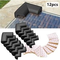 Protection coin de table,Protection Mousse Sécurité,Protection des Bords Coins,avec adhésif,pour Bébé,tables,coins de meubles,12pcs