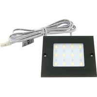 Spot led carré 12v extra-plat - Décor : Argent - Dimension : 85 x 85 mm - Epaisseur : 5 mm - Flux lumineux : 280 lm - Puissance : 4 W - Température de couleur : 3000 K - SC HERRAJES