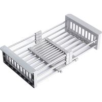 Égouttoir télescopique pour évier lave-vaisselle, panier d'égouttage pour évier lave-vaisselle