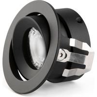 KIVI Encastrable orientable noir 5W 2700K 36° IP44