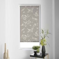 Store enrouleur japonais 45x180 cm – Tissu tamisant 100% polyester – Système de clipsage sans perçage – Kit de fixation inclus – L3C