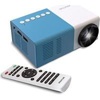 Proyector Portátil PRIXTON Cine Mini, 900 Lúmenes, Full HD, HDMI/USB/MicroSD/AUX/AV, Altavoces, Control Remoto, Gris