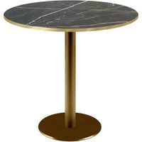 Table ronde Ø 70 cm Rome bistrot marbre feu