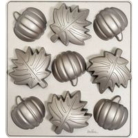 Decora Kürbis-Backform mit Herbstblattmotiv