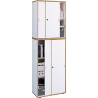 Porte scorrevoli del gabinetto dell'ufficio Salia 5 scomparti B60 183x60x37 - VCM