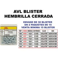 AVL Blister Cancamo geschlossene Schnalle 19x60 verzinkt 1618