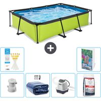 Exit Pool Rechteckig - 300x200x65 cm - 7-teilig S329