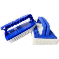 Lot de 2 Pièces Brosse de Piscine en Plastique Nettoyant Liner Piscine Brosses éponge pour Piscine Pool Brushes Brosse Piscine Brosse de Nettoyage de Piscine pour Nettoyer Piscine Spa Baignoires Murs