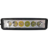 Projecteur à LED 18W Projecteur à LED supplémentaire pour voitures tout-terrain 12V 6 LEDs