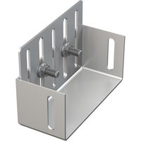 Alcadrain Endstück für Entwässerungsrinnen 75 mm, Edelstahl