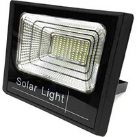 Dawei faretto faro a led con pannello solare 30w crepuscolare con telecomando cavo da 5 mt staffe e viti per montaggio