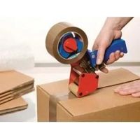 Tesa Tesapack dispenser per nastro adesivo blu e rosso
