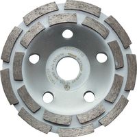 Mola diamantata a tazza 180mm per cemento e granito 22,23mm doppia fila PROMAT