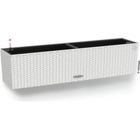 LECHUZA Jardiniere - Balconera cottage 80 - 79 x 19 x 19 cm - 12 L - Kit complet - Blanc