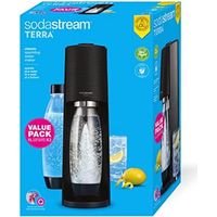SodaStream Terra Megapack Negro