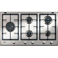 Placa de cocina empotrada Whirlpool GMAL 9522/IXL 86 cm Gas 5 fuegos Acero