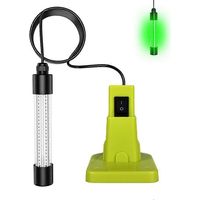 Lampe de pêche LED submersible pour Ryobi 18V, étanche IP68, pour la pêche de nuit.