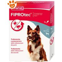 Beaphar Dog Fiprotec Spot-On Taglia Media 10-20 Kg - Beaphar Dog Fiprotec Spot-On Taglia Media 10-20 Kg - Confezione Da 3 Pipette