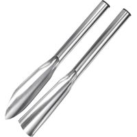 Bêche de jardin portable, outil à main ergonomique conçu pour débroussailler, creuser et déterrer des légumes sauvages (ensemble de bêches en acier inoxydable)