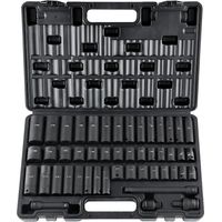 3/8" Drive Impact Socket Set, 48 Piece Socket Set SAE (5/16" -3/4") & Metric (8-22mm)6 Point Cr-V Drive Extension Bar Universal Joint & Power Drill Adapter Includes Storage Case
On-Site
WL