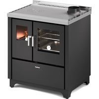 cucina a legna freepoint "frida 80" 7,5 kw