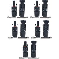 Connecteur photovoltaïque panneau solaire câble photovoltaïque 5pcs