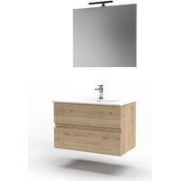 MOBILE BAGNO SOSPESO MOD. STILE L. 80 CM Misura: Bianco Lucido