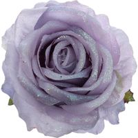 Decoración árbol purpurina malva rosa 12cm - Atmosphera créateur d'intérieur