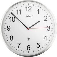 Mebus 19411 Radiocontrollato Orologio da parete 30 cm Argento