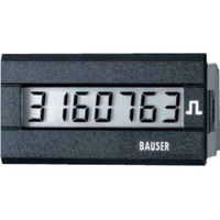 Contador de impulsos industrial Bauser tipo 3810 negro