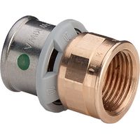 Viega Sanfix Fosta Sanfix P-Übergangsstück, d 20mm, Rp 3/4 Rotguss Modell 2112, 304843