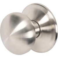 Bouton de porte d'entrée en acier inoxydable – Résistant à la corrosion – Diamètre 8,5 cm – Pour climats humides – Jandel