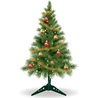 Sapin de noël de table 60 cm Mickey Mouse avec décorations et lumières