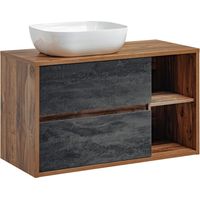 Meuble vasque à poser 100 cm - Set 1 - New York - Livraison gratuite