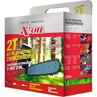 Kit De Démarrage 2 Temps X'oil Pour Tronçonneuse, Composé De: 1 Stabilisant Carburant 250 Ml, 1 Huile Moteur 2 Temps Semi- Synth