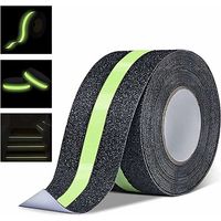 5m x 5cm Anti-Slip Tape, Glow in The Dark Non-Slip Adhesive Stair Treads High Tensile Safety Tape for Stairs Steps Decking Indoor Outdoor