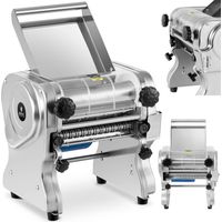 Royal Catering – Machine à pâtes électrique 550 W – Acier inoxydable – Largeur 220 mm – Épaisseur réglable 1-14 mm – Pour professionnels et restaurants