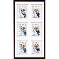 Deknudt S65KQ6 Cadre Photo Marron 6 Photos 10x15 cm