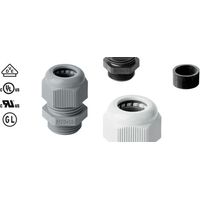 N/A Jacob 50.620 PA7035 avec décharge de traction M20 Polyamide gris clair (RAL 7035) 1 pc(s)