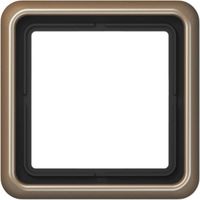 Jung 1 parte Telaio di copertura Coperchio Bronzo CD581GB 1 pz.