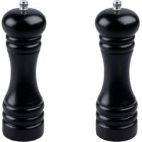 Ensemble de 2 Moulins à poivre manuel noir 18 cm FM Professional Divers