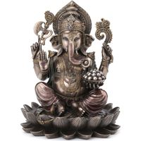 Signes Grimalt Figure de figurines de Bouddha Ganesha Resina Bronce Buddas Golda 17x18x24cm 22270
