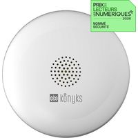 Konyks Osafe - Détecteur de Fuite d'eau et d'Inondation Connecté WiFi 2.4 GHz, Bluetooth, Compatible Tuya Smart et Smartlife, 69x27,6 mm, IP67