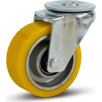 Roue pivotante lourde - MESO - PU - Trou central - 100mm - 350kg