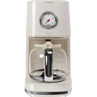 BiKitchen Nostalgia 150 cafetera blanco crema brillante 12 tazas
