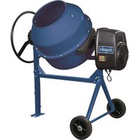 Betoniera elettrica 160l 650w Scheppach mix160 impastatrice miscelatore cemento