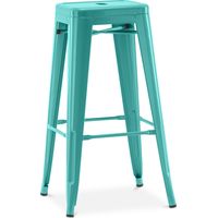 Barhocker – Industrial Stil – Stahl – 76 cm – Stylix Pastellgrün