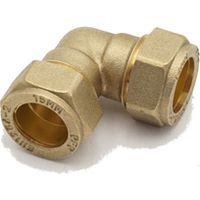Prima Classic 15mm Brass Compression Elbow Fitting